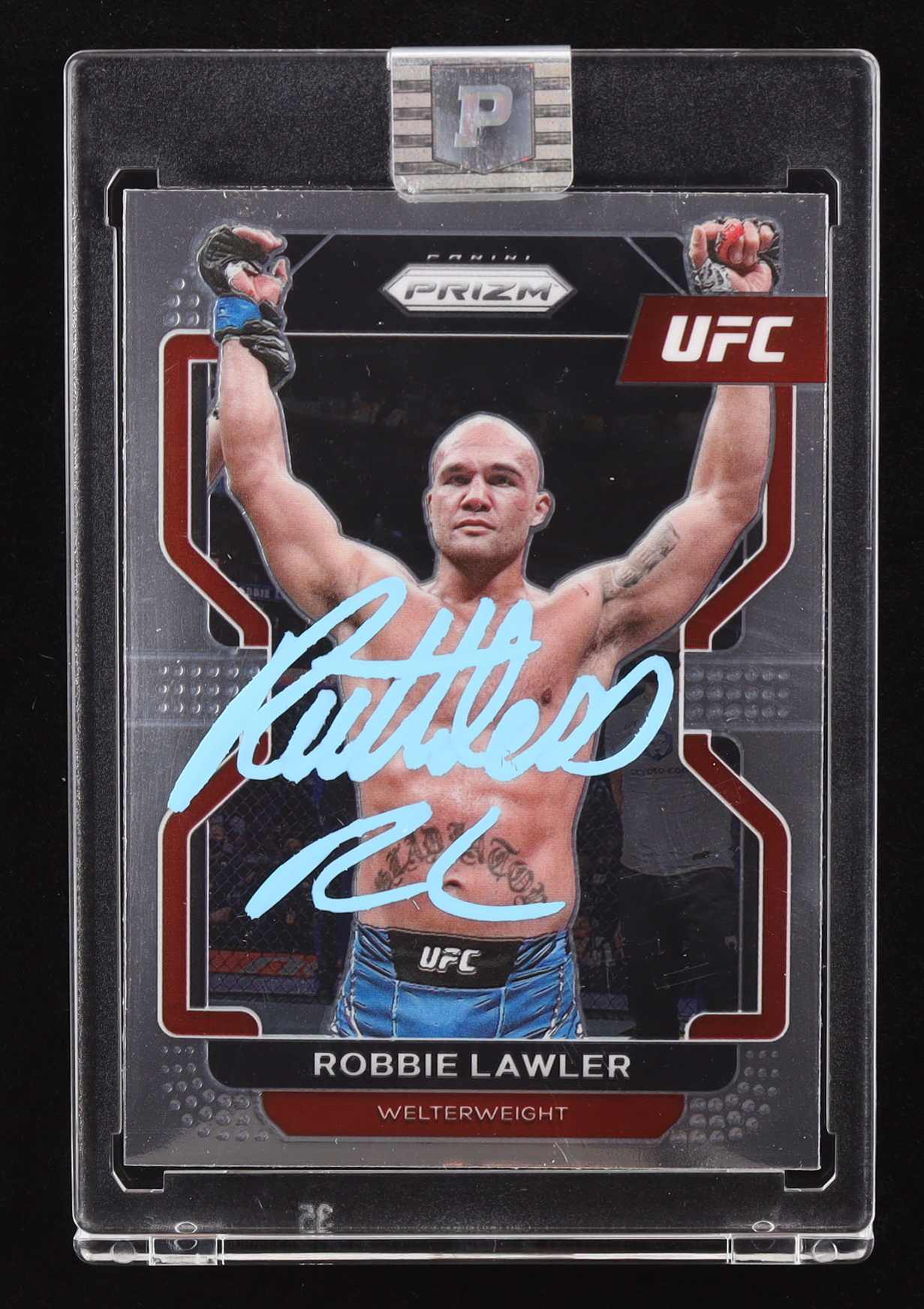 Robbie Lawler Signed 2022 Panini Prizm UFC #167 (PA) at PristineAuction.com Robbie Lawler Signed 2022 Panini Prizm UFC #167 (PA) at PristineAuction.com