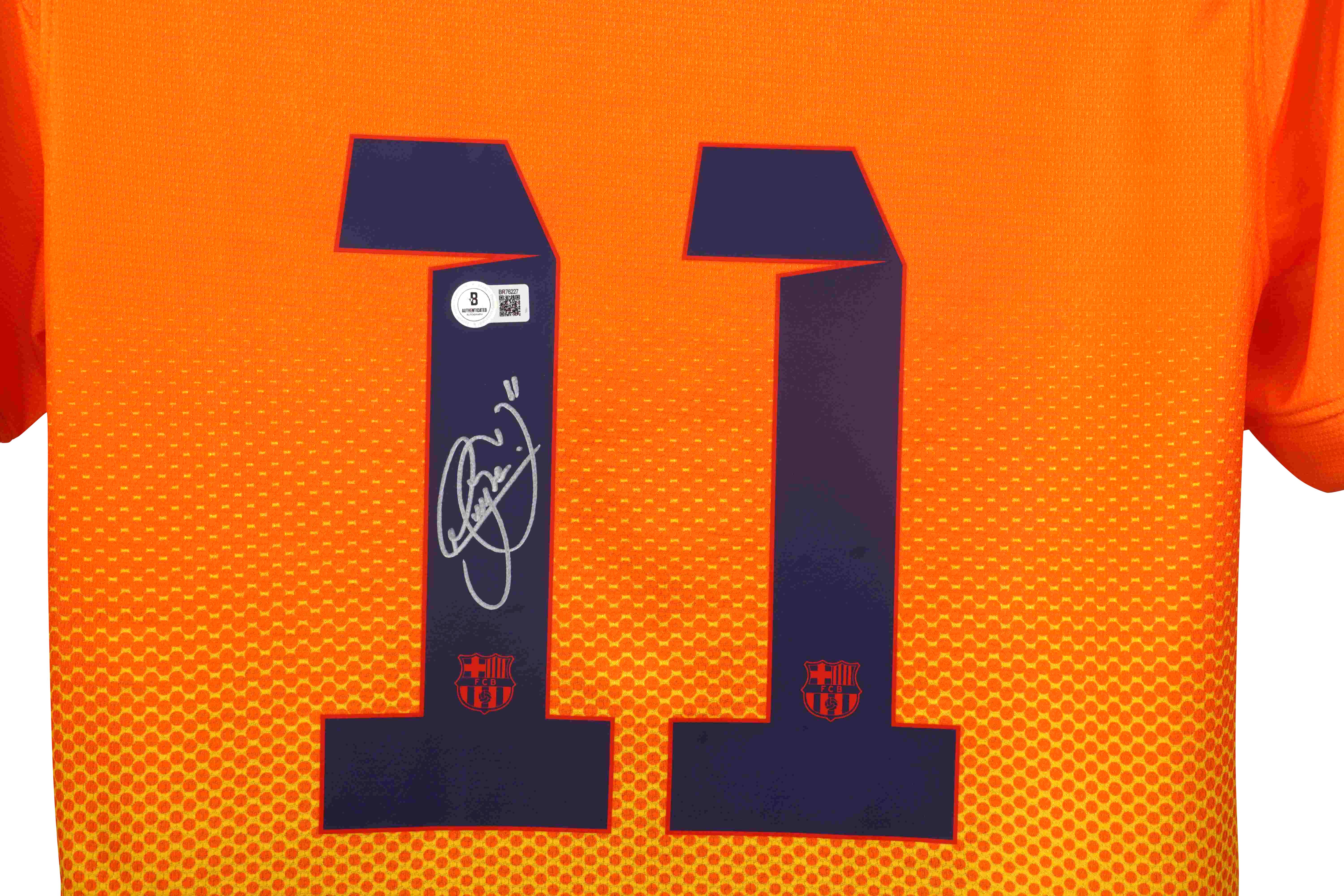 Pedri Signed Barcelona Soccer Jersey - Original Autograph W/ Beckett Witness Authentication