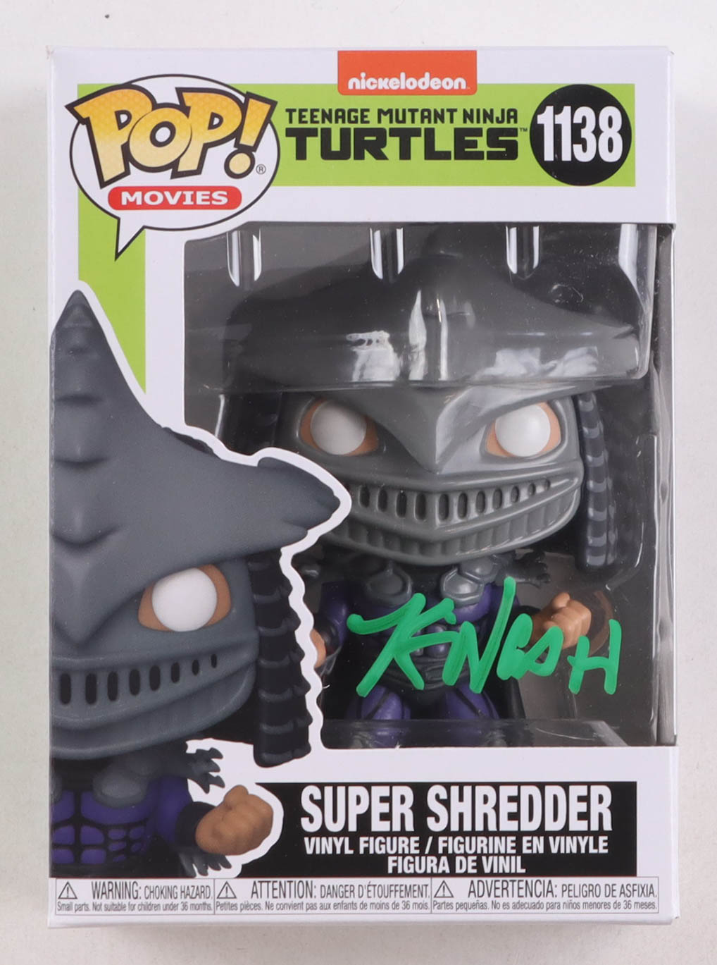 Kevin Nash Signed "Teenage Mutant Ninja Turtles" #1138 Super Shredder Funko Pop! Vinyl Figure (PSA) at PristineAuction.com Kevin Nash Signed "Teenage Mutant Ninja Turtles" #1138 Super Shredder Funko Pop! Vinyl Figure (PSA) at PristineAuction.com