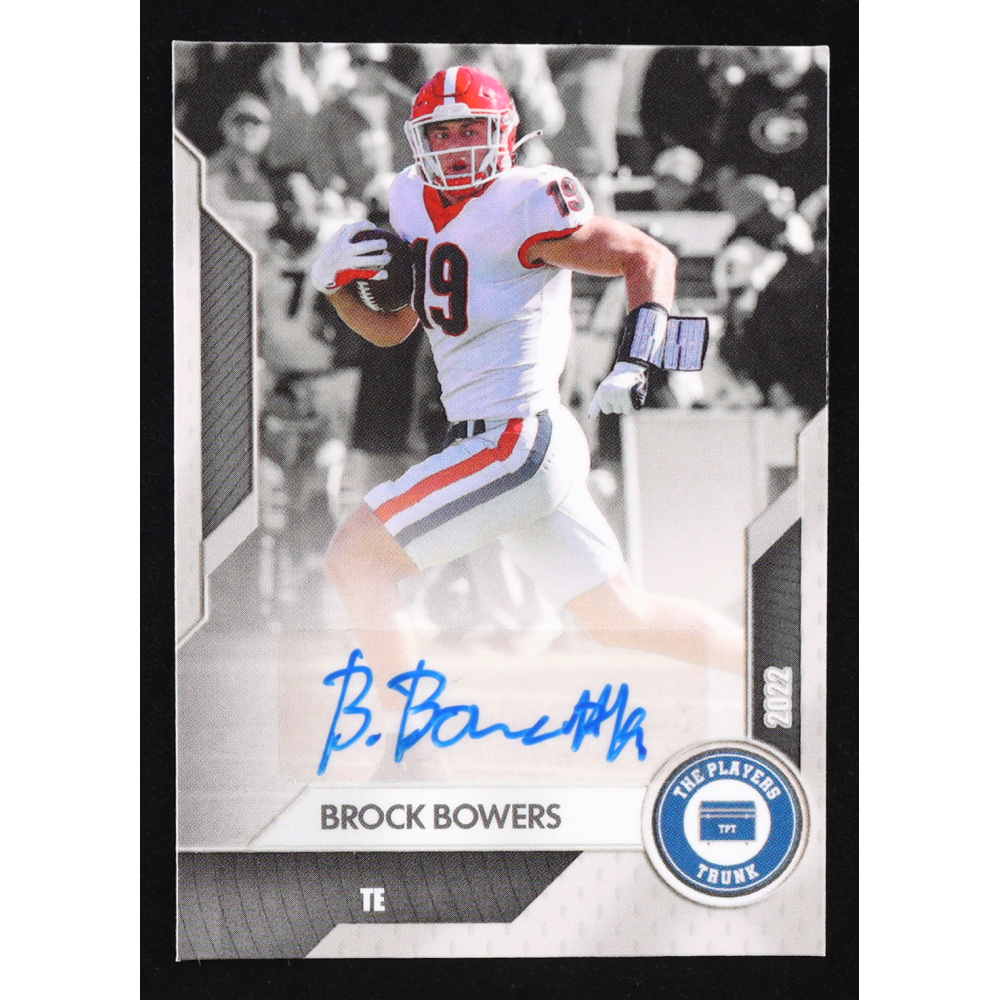 Brock Bowers Signed Sticker on 2022 The Players Trunk #NNO 431/500 (Beckett) at PristineAuction.com
