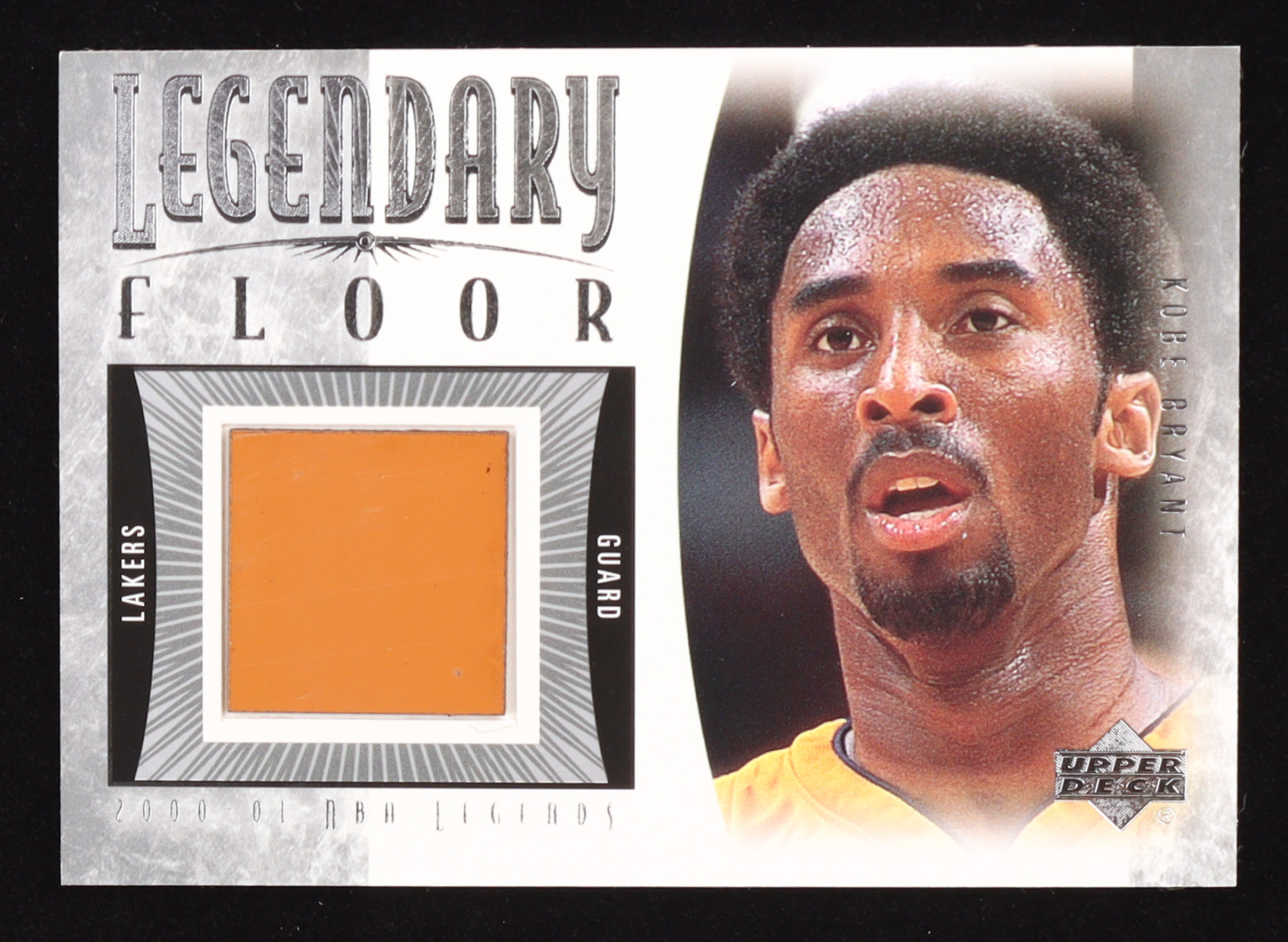 Kobe Bryant 2001-02 Upper Deck Legends Legendary Floor #KBF at PristineAuction.com Kobe Bryant 2001-02 Upper Deck Legends Legendary Floor #KBF at PristineAuction.com