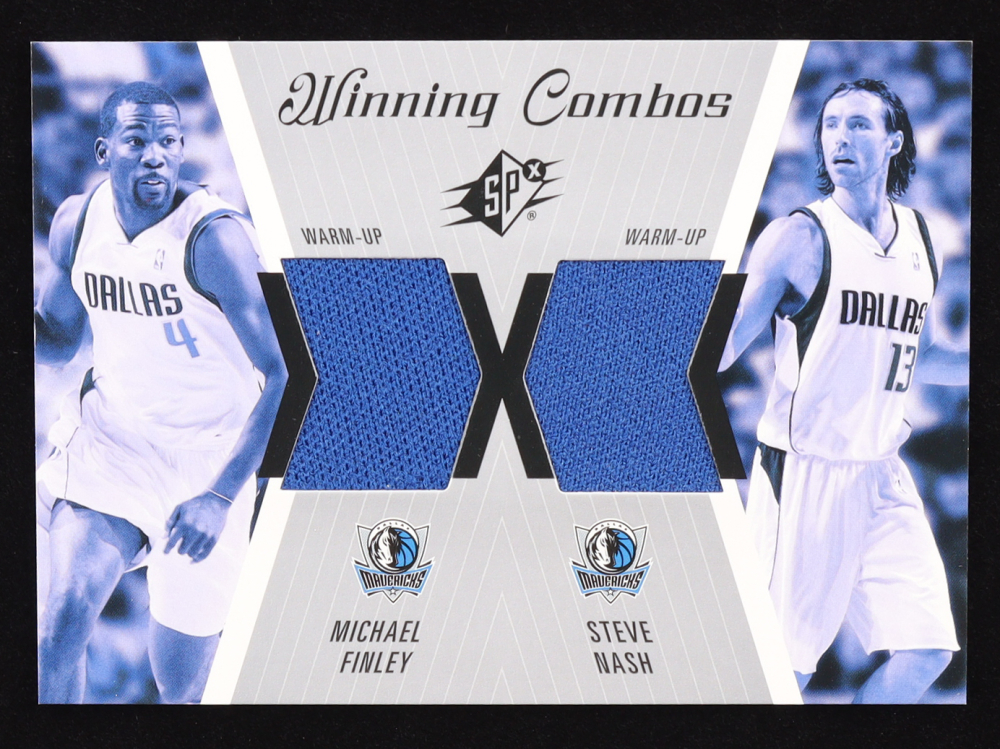 Michael Finley / Steve Nash 2003-04 SPx Winning Materials Combos #WC12
