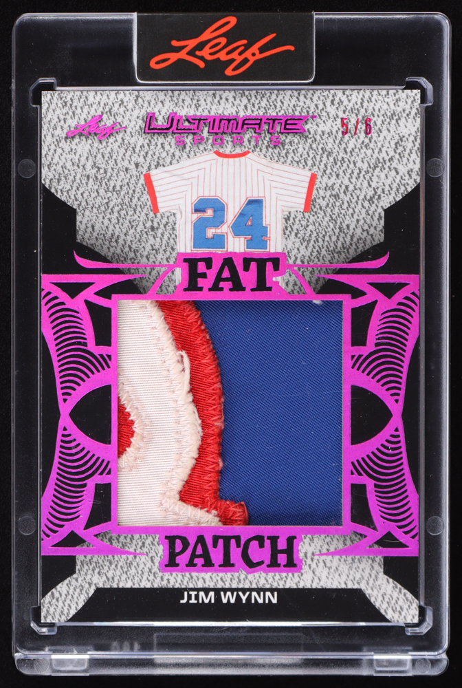 Jim Wynn 2024 Leaf Ultimate Sports Fat Patch Purple Spectrum #UFP24 #5/6 at PristineAuction.com Jim Wynn 2024 Leaf Ultimate Sports Fat Patch Purple Spectrum #UFP24 #5/6 at PristineAuction.com