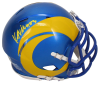 Kyren Williams Signed Rams Speed Mini Helmet (Beckett) at PristineAuction.com