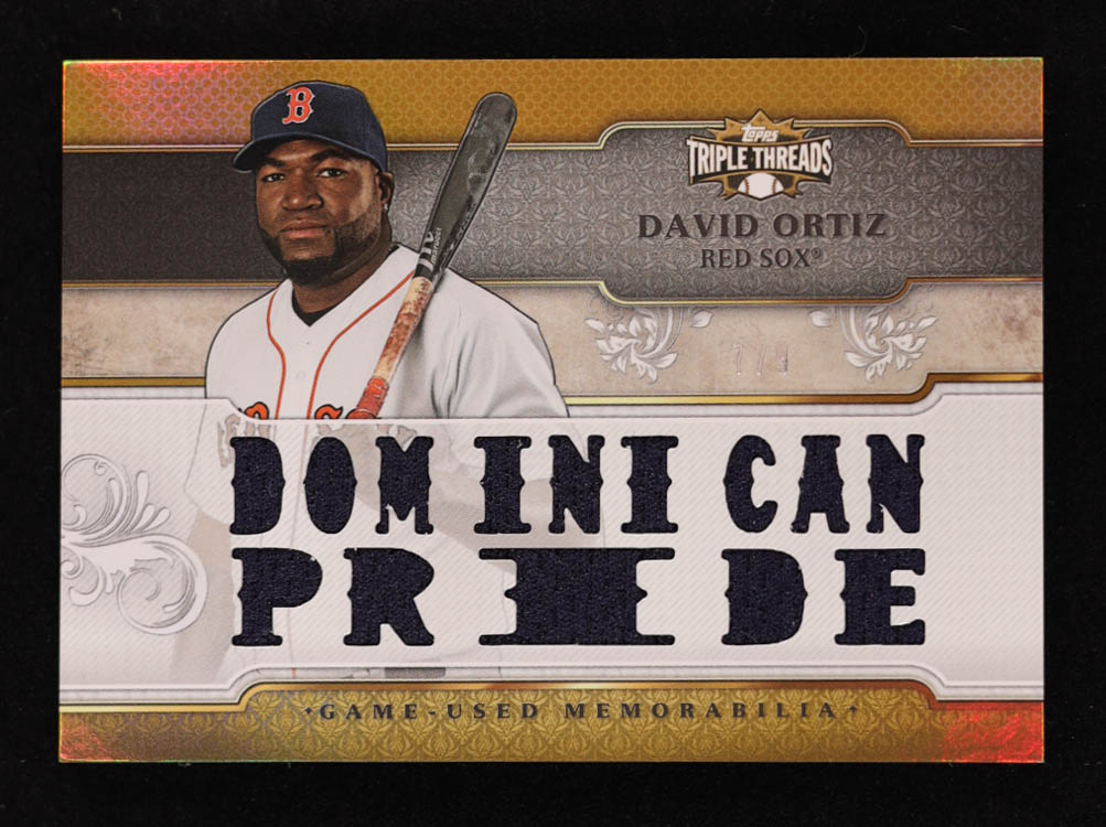 David Ortiz 2014 Topps Triple Threads Relics Gold #TTRDO2 #7/9 at PristineAuction.com David Ortiz 2014 Topps Triple Threads Relics Gold #TTRDO2 #7/9 at PristineAuction.com