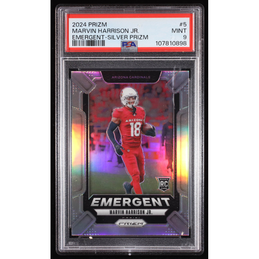 Marvin Harrison Jr. 2024 Panini Prizm Emergent Prizms Silver