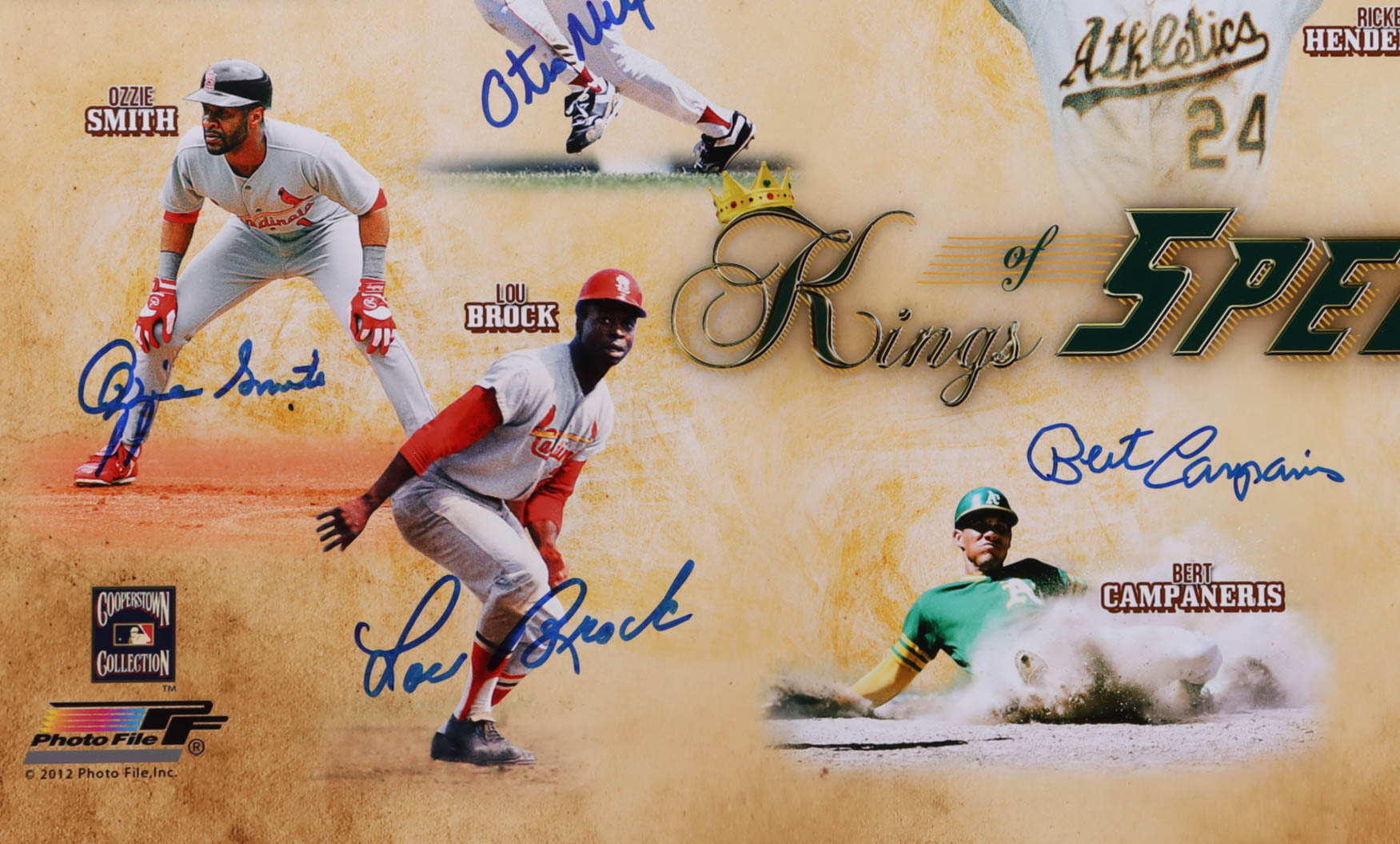 MLB "Kings Of 5-Speed" 16x20 Photo Signed By (11) Including Willie Willson & Ron LeFlore (MLB) at PristineAuction.com MLB "Kings Of 5-Speed" 16x20 Photo Signed By (11) Including Willie Willson & Ron LeFlore (MLB) at PristineAuction.com