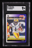 Ja'Marr Chase 2021 Score '91 Throwback Rookies #5 RC (SGC 9) at PristineAuction.com