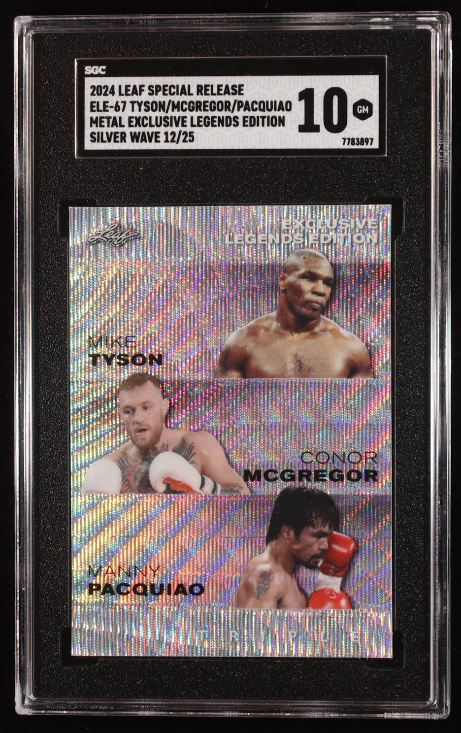 thumbnail image 2 of 2023 Leaf Prized Legends Edition Conor McGregor #02 MMA Trading Card – Exclusive 2 of 3