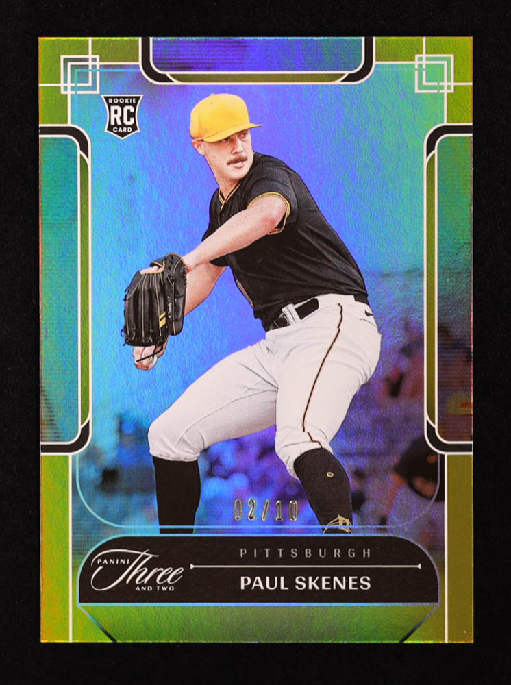 Paul Skenes 2024 Panini Three and Two Holo Gold #31 RC #2/10