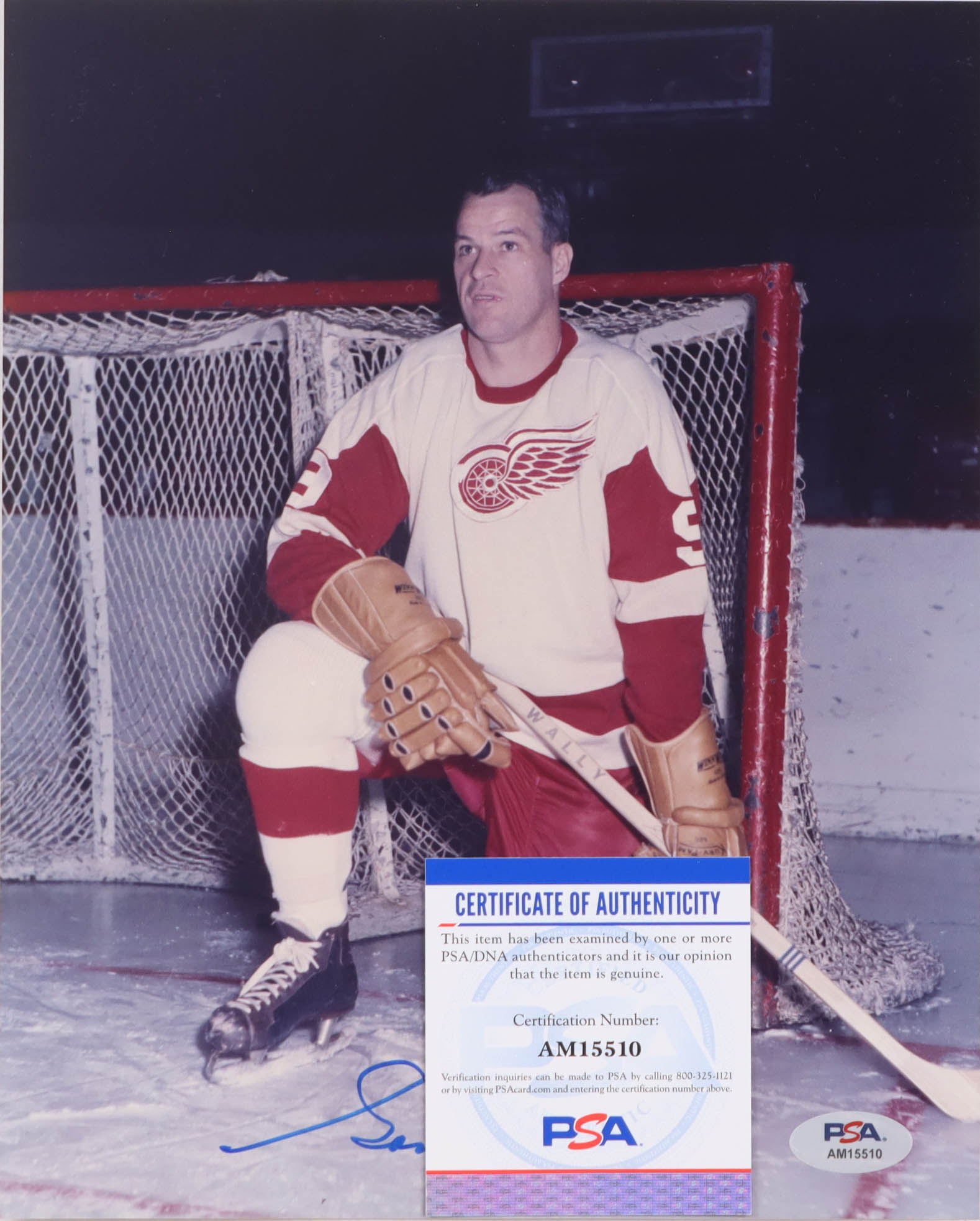 Gordie Howe Signed Red Wings 8x10 Photo (PSA) at PristineAuction.com Gordie Howe Signed Red Wings 8x10 Photo (PSA) at PristineAuction.com