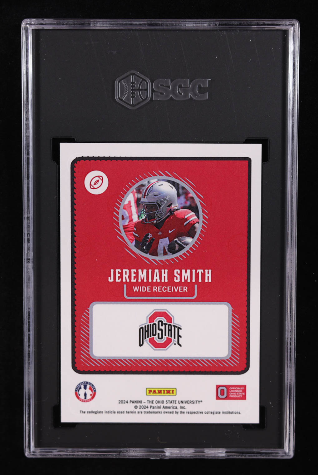 Jeremiah Smith 2024 Panini NIL Ohio State (SGC 10) at PristineAuction.com Jeremiah Smith 2024 Panini NIL Ohio State (SGC 10) at PristineAuction.com
