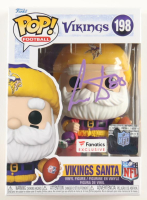 Cris Carter Signed "Vikings" #198 Vikings Santa Funko Pop! Vinyl Figure (Schwartz) at PristineAuction.com