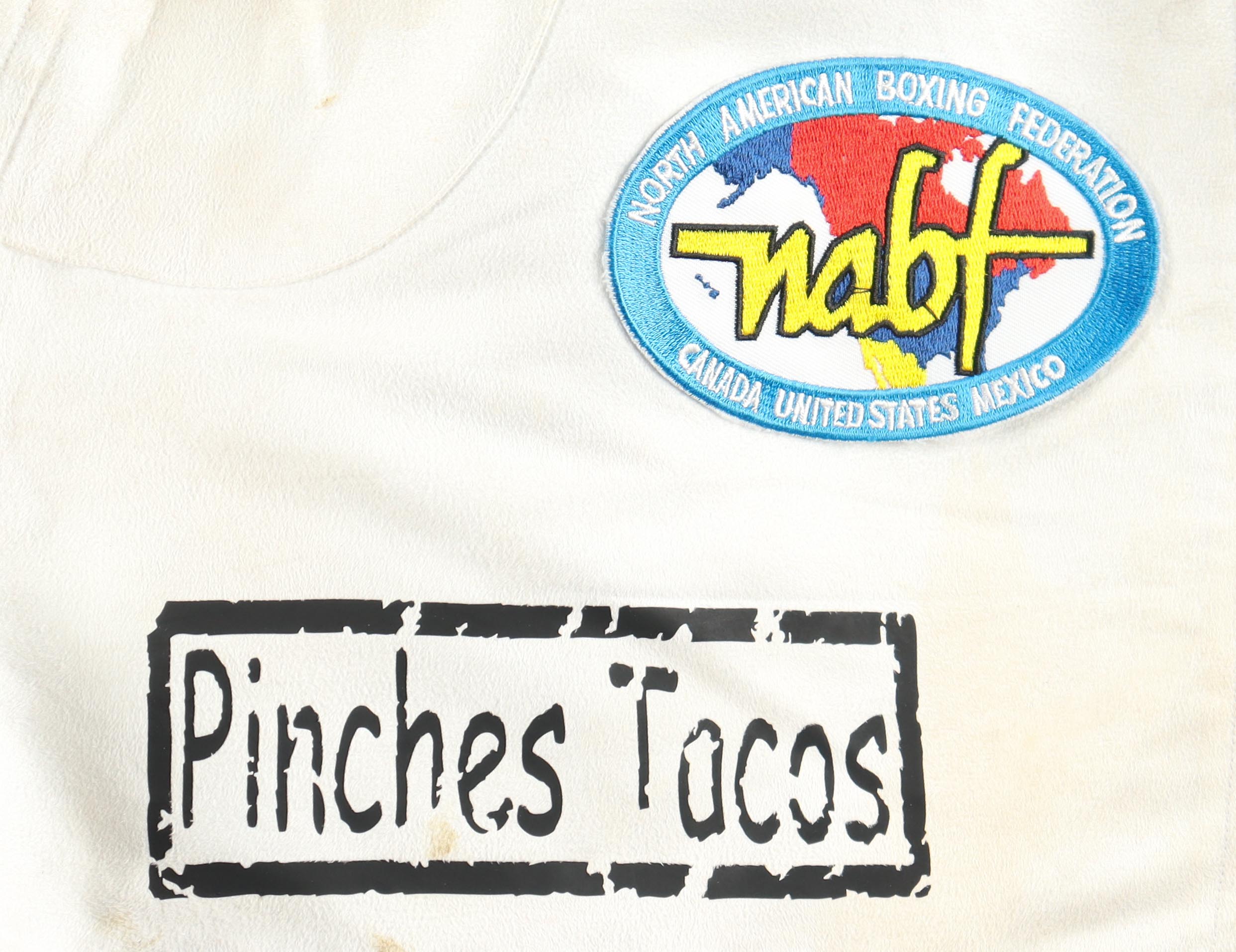 Ryan Garcia Boxing Trunks Match Worn vs. Cesar Valenzuela on November 2, 2017 (PA LOA) at PristineAuction.com Ryan Garcia Boxing Trunks Match Worn vs. Cesar Valenzuela on November 2, 2017 (PA LOA) at PristineAuction.com