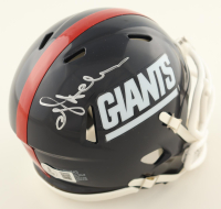 Ottis Anderson Signed Giants Throwback Speed Mini Helmet (Beckett) at PristineAuction.com