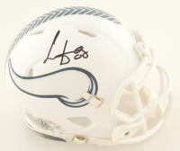 Cris Carter Signed Vikings Salute To Service Alternate Speed Mini Helmet (Schwartz) at PristineAuction.com