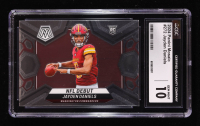 Jayden Daniels 2024 Panini Mosaic #272 DEB RC (CGC 10) at PristineAuction.com