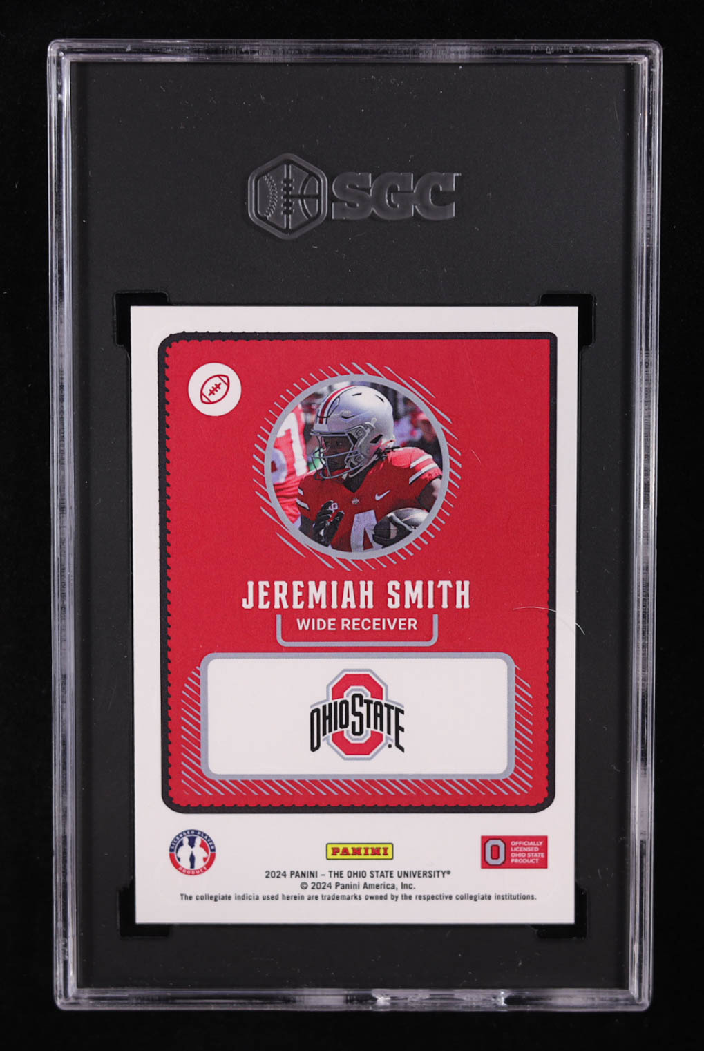Jeremiah Smith 2024 Panini NIL Ohio State (SGC 10) at PristineAuction.com Jeremiah Smith 2024 Panini NIL Ohio State (SGC 10) at PristineAuction.com