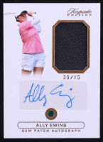 Ally Ewing 2024 Keepsake Edition Gem Patch Autograph #75 #35/75 at PristineAuction.com