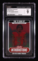 Jayden Daniels 2024 Absolute Introductions #18 RC (CGC 9) at PristineAuction.com