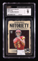 Jayden Daniels 2024 Panini Mosaic Notoriety #19 RC (CGC 10) at PristineAuction.com
