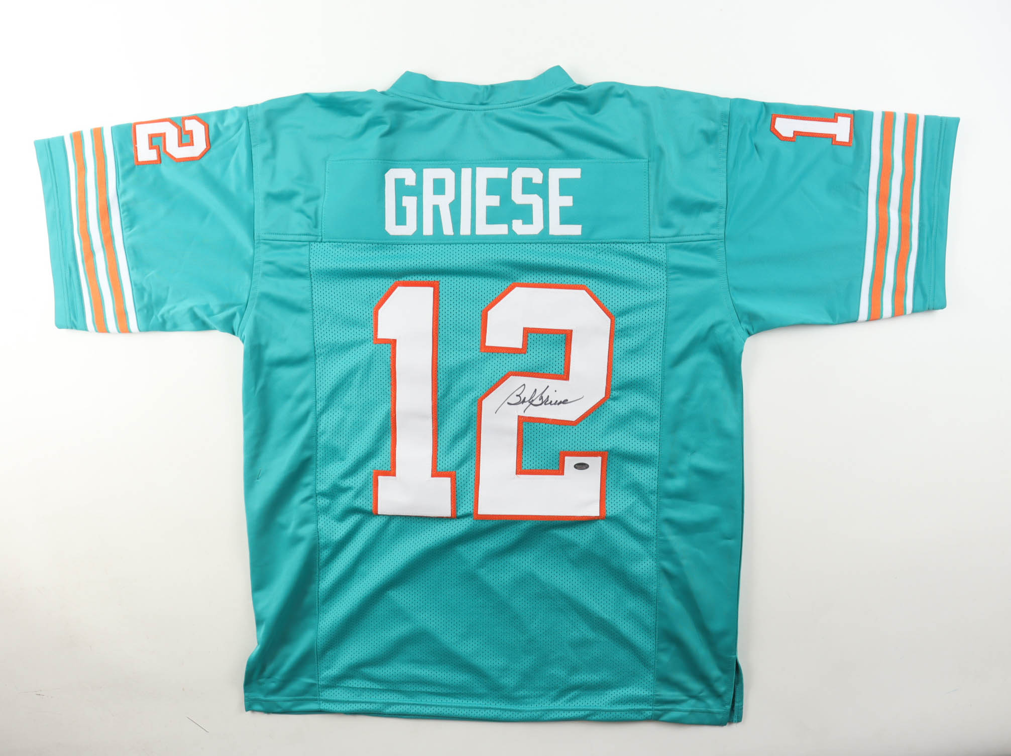Bob Griese Signed Jersey (Schwartz) at PristineAuction.com Bob Griese Signed Jersey (Schwartz) at PristineAuction.com