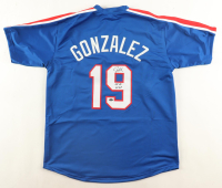 Juan Gonzalez Signed Jersey Inscribed "2x AL M.V.P. (Schwartz) at PristineAuction.com