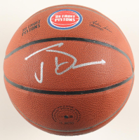 Joe Dumars Signed Pistons Logo NBA Basketball (Schwartz) at PristineAuction.com