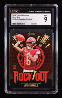 Jayden Daniels 2024 Absolute Rock Out #19 RC (CGC 9) at PristineAuction.com
