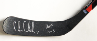 Chris Chelios Signed Blackhawks Hockey Stick Inscribed "HOF 2013" (Schwartz) at PristineAuction.com
