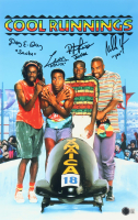 "Cool Runnings" 11x17 Movie Poster Print Cast-Signed by (4) With Malik Yabo, Doug E. Doug, Rawle Lewis & Leon Robinson with Multiple Character Inscriptions (Beckett) at PristineAuction.com