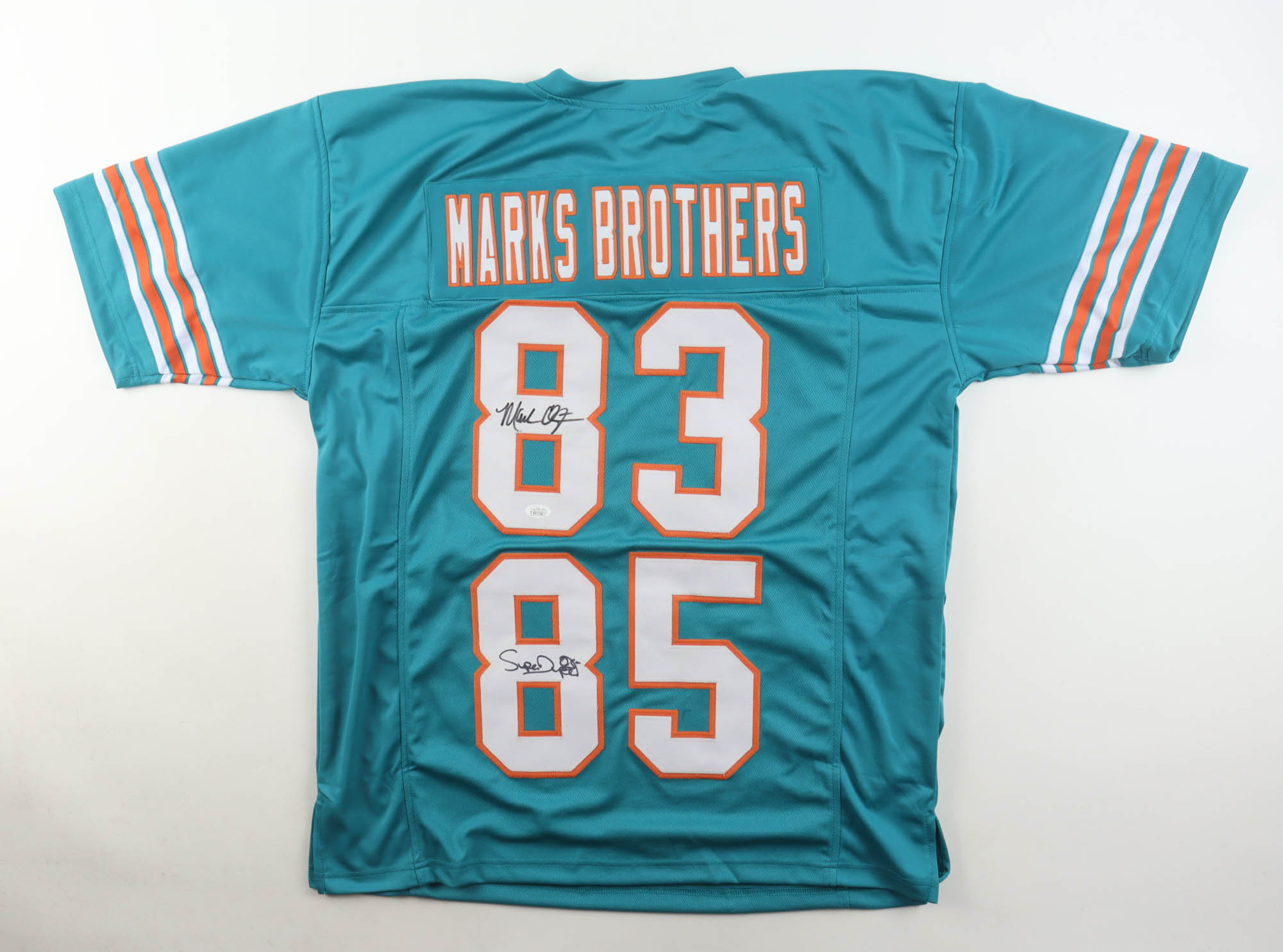 Mark "Super" Duper & Mark Clayton Signed Jersey (JSA) at PristineAuction.com Mark "Super" Duper & Mark Clayton Signed Jersey (JSA) at PristineAuction.com