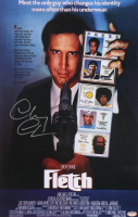 Chevy Chase Signed "Fletch" 11x17 Movie Poster (Schwartz) at PristineAuction.com