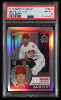 Shohei Ohtani 2018 Topps Chrome '83 Topps Refractors #83T6 RC (PSA 8) at PristineAuction.com