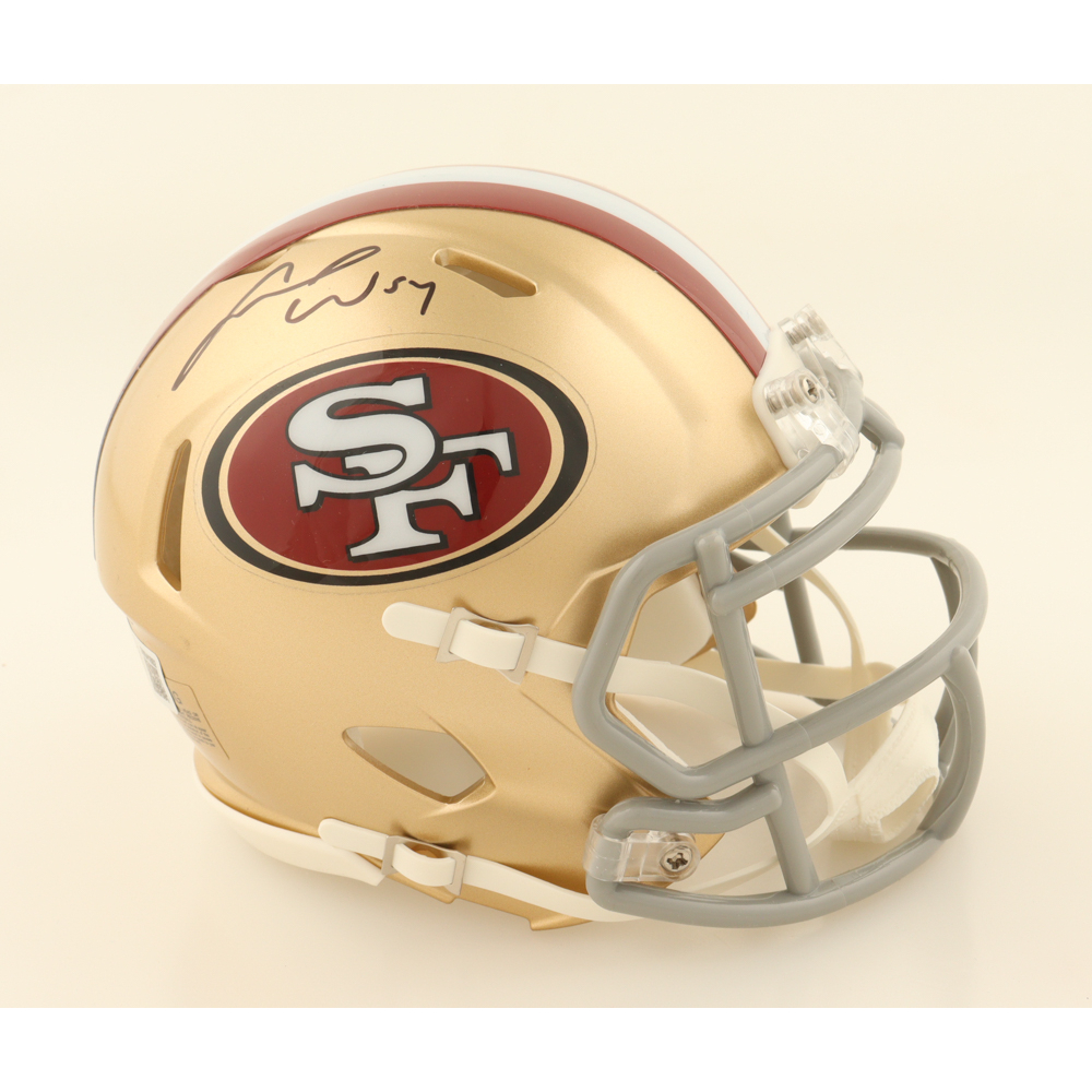 Fred Warner Signed 49ers Speed Mini Helmet (Beckett) at PristineAuction.com