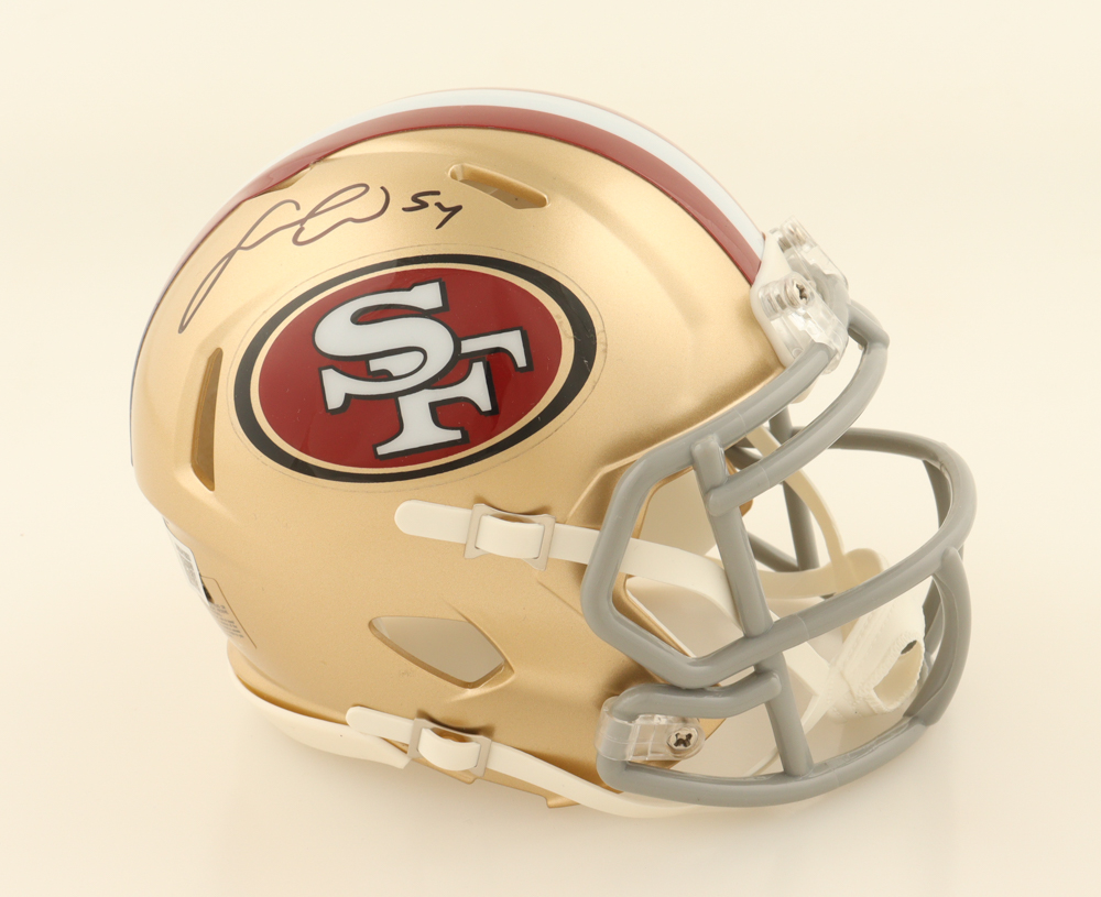 Fred Warner Signed 49ers Speed Mini Helmet (Beckett) at PristineAuction.com Fred Warner Signed 49ers Speed Mini Helmet (Beckett) at PristineAuction.com