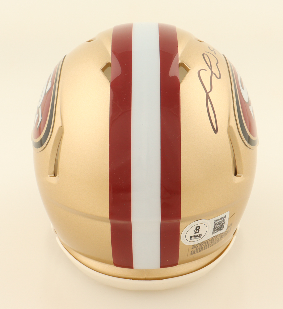 Fred Warner Signed 49ers Speed Mini Helmet (Beckett) at PristineAuction.com Fred Warner Signed 49ers Speed Mini Helmet (Beckett) at PristineAuction.com