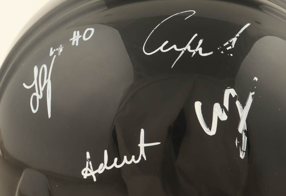 2025 Alabama Crimson Tide Hard Hat Team-Signed by (8) with Mark Sears, Chris Youngblood, Grant Nelson, Aden Holloway (Beckett) at PristineAuction.com 2025 Alabama Crimson Tide Hard Hat Team-Signed by (8) with Mark Sears, Chris Youngblood, Grant Nelson, Aden Holloway (Beckett) at PristineAuction.com