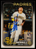 Jackson Merrill Signed 2024 Topps Chrome Update #US169 RC (JSA) at PristineAuction.com