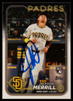 Jackson Merrill Signed 2024 Topps Chrome Update #US169 RC (JSA) at PristineAuction.com