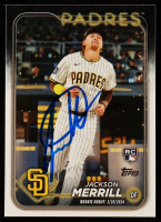 Jackson Merrill Signed 2024 Topps Chrome Update #US169 RC (JSA) at PristineAuction.com