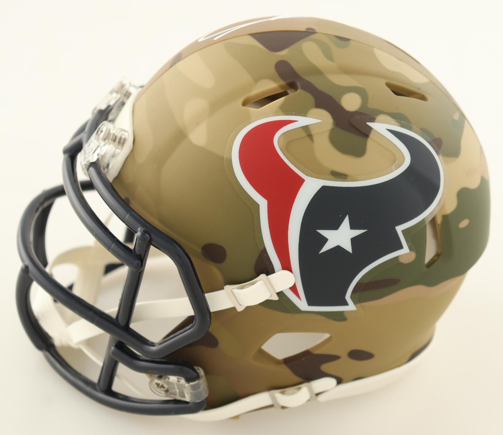 Stefon Diggs Signed Texans Camo Alternate Speed Mini Helmet (Beckett) at PristineAuction.com Stefon Diggs Signed Texans Camo Alternate Speed Mini Helmet (Beckett) at PristineAuction.com
