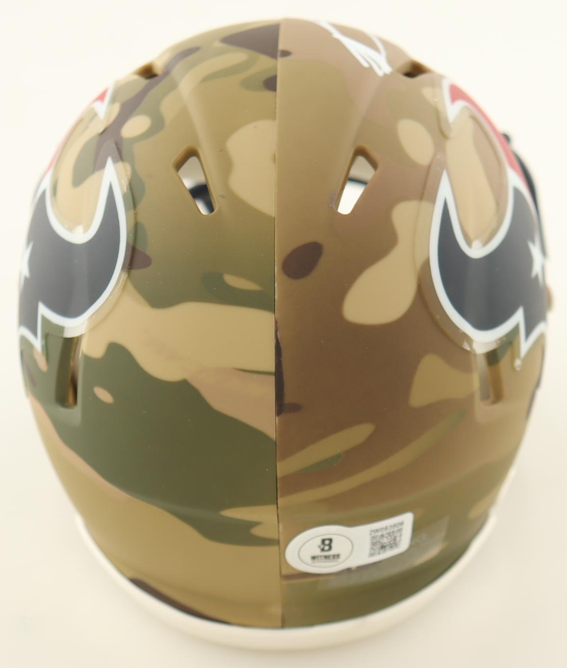 Stefon Diggs Signed Texans Camo Alternate Speed Mini Helmet (Beckett) at PristineAuction.com Stefon Diggs Signed Texans Camo Alternate Speed Mini Helmet (Beckett) at PristineAuction.com