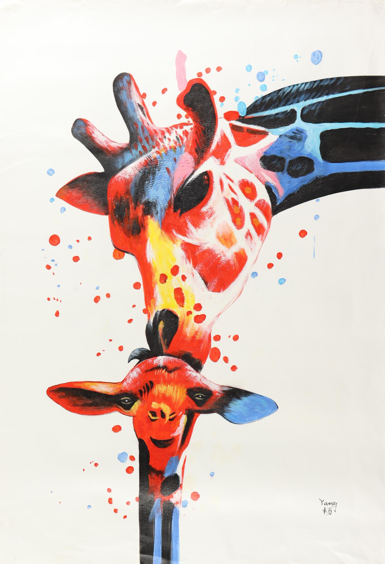 Rodney Weng - “GENTLE GIANT “ 29x30 Original Oil Panting on Linen (PA LOA) at PristineAuction.com Rodney Weng - “GENTLE GIANT “ 29x30 Original Oil Panting on Linen (PA LOA) at PristineAuction.com