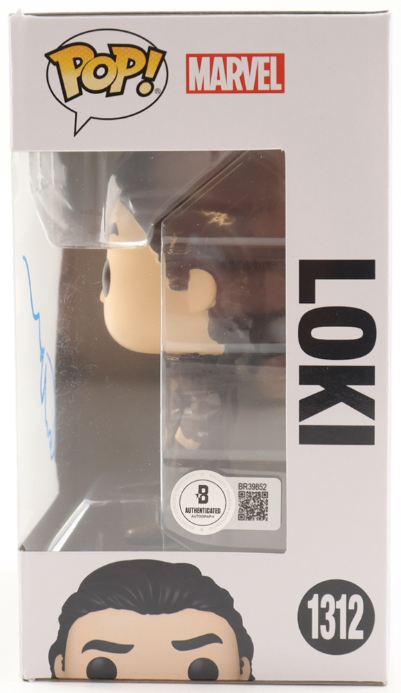 Tom Hiddleston Signed "Loki: Season 2" #1312 Loki Funko Pop! Vinyl Figure (Beckett) at PristineAuction.com Tom Hiddleston Signed "Loki: Season 2" #1312 Loki Funko Pop! Vinyl Figure (Beckett) at PristineAuction.com