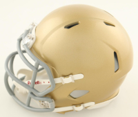 Jaden Greathouse & Riley Leonard Signed Notre Dame Fighting Irish Speed Mini Helmet (PSA) at PristineAuction.com