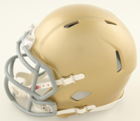 Jaden Greathouse & Riley Leonard Signed Notre Dame Fighting Irish Speed Mini Helmet (PSA) at PristineAuction.com