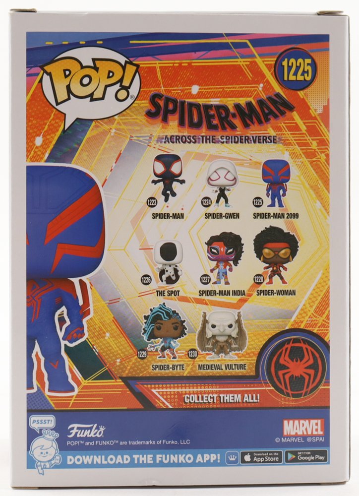Oscar Isaac Signed "Spider-Man: Across The Spider-Verse" #1225 Spider-Man 2099 Funko Pop! Vinyl Figure (Beckett) at PristineAuction.com Oscar Isaac Signed "Spider-Man: Across The Spider-Verse" #1225 Spider-Man 2099 Funko Pop! Vinyl Figure (Beckett) at PristineAuction.com