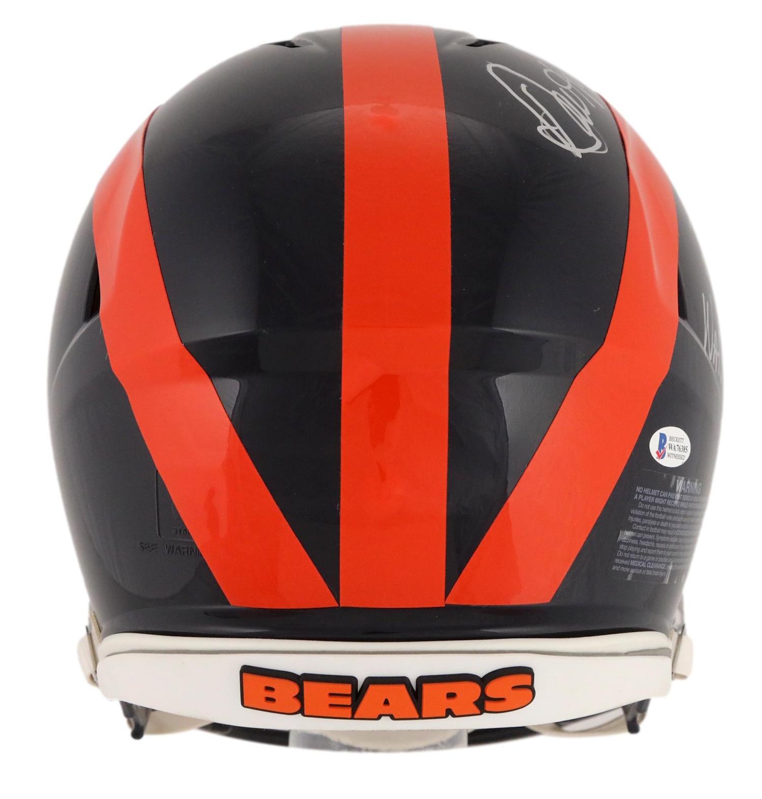 Dan Hampton Signed Bears Full-Size Authentic On-Field Speed Helmet Inscribed "The 1st Thing I'll Tell My Daughter About is WALTER PAYTON!" (Beckett) at PristineAuction.com Dan Hampton Signed Bears Full-Size Authentic On-Field Speed Helmet Inscribed "The 1st Thing I'll Tell My Daughter About is WALTER PAYTON!" (Beckett) at PristineAuction.com