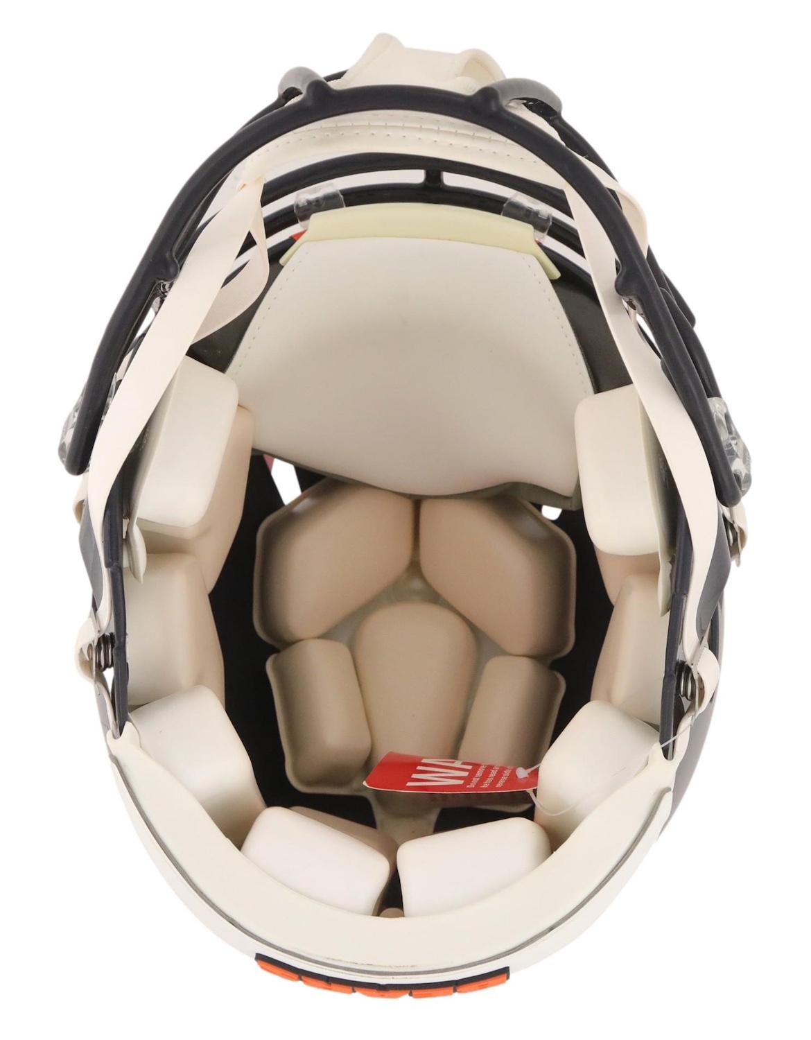 Dan Hampton Signed Bears Full-Size Authentic On-Field Speed Helmet Inscribed "The 1st Thing I'll Tell My Daughter About is WALTER PAYTON!" (Beckett) at PristineAuction.com Dan Hampton Signed Bears Full-Size Authentic On-Field Speed Helmet Inscribed "The 1st Thing I'll Tell My Daughter About is WALTER PAYTON!" (Beckett) at PristineAuction.com